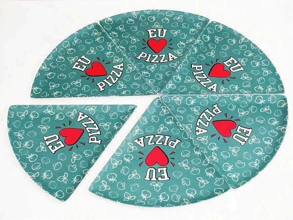 KIT 12 PRATINHOS DE PIZZA