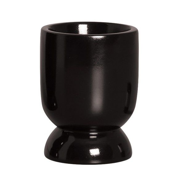 Cachepot Em Cerâmica Preto