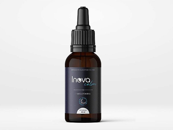 Inova Calm Vitamina para Sono e Ansiedade em Gotas Sabor Menta