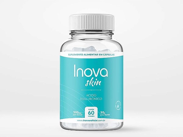 Inova Skin Ácido Hialurônico Vitamina para Pele com 60 Cápsulas