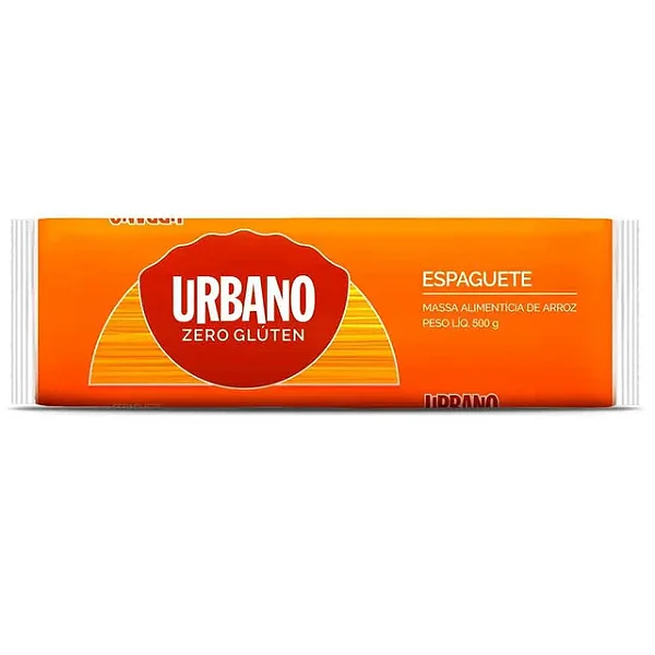 Macarrao de Arroz Espaguete Zero Gluten Urbano 500g