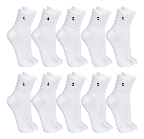 Kit 10 Pares Meias Original Lupo Cano Médio Atacado