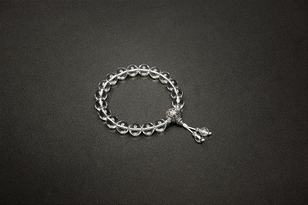 Japamala 18 Contas Cristal Healing MURANO & Cristal de Rocha
