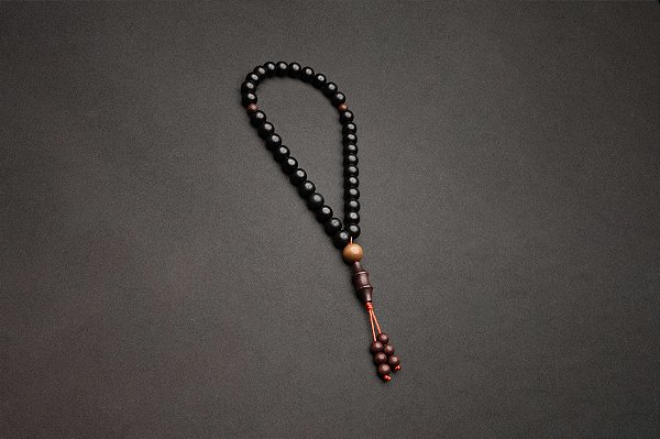 Masbaha Hajj Madeira de Pessegueiro Escura