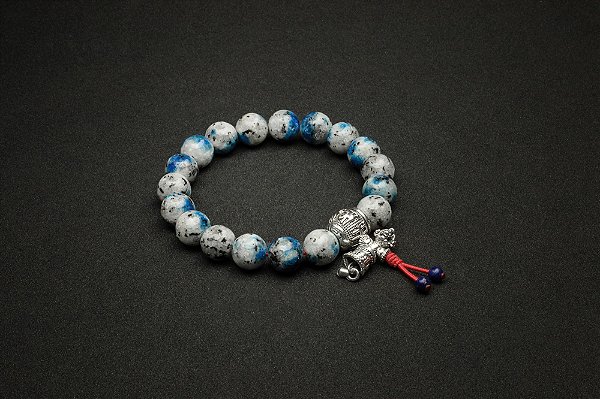 Pulseira Japamala 18 Contas GRANITO JASPE K2