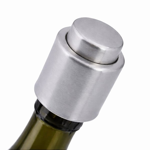 Tampa para Garrafas Champanhe espumante em Inox