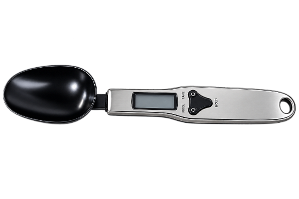 Colher Concha Balança Digital Medidora de Precisão 0,1g Receitas Dieta