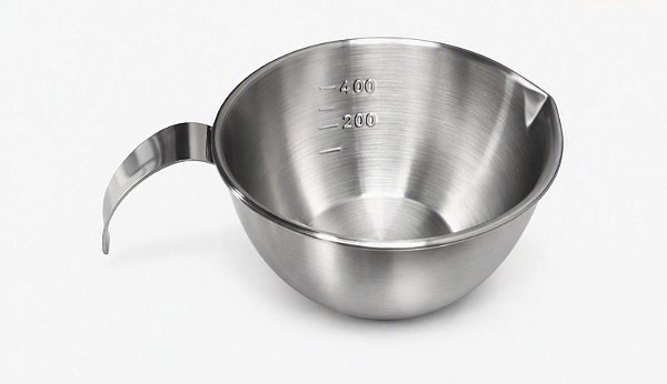 Pitcher Copo Caneco Fervedor Leite Líquido Graduado 200/500ml Aço Inox