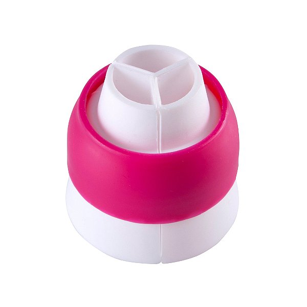 Adaptador Triplo p/ Confeitar em Três Cores Profissional