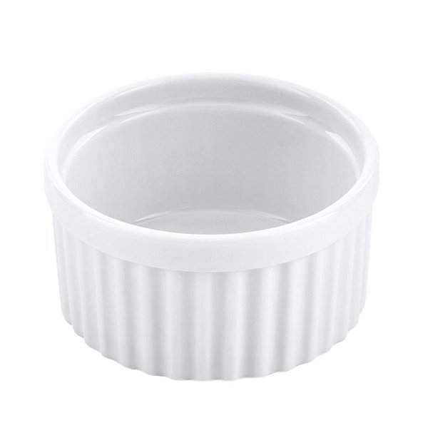 Ramekin Canelado em Cerâmica Ramequim 7 cm - 100 ml