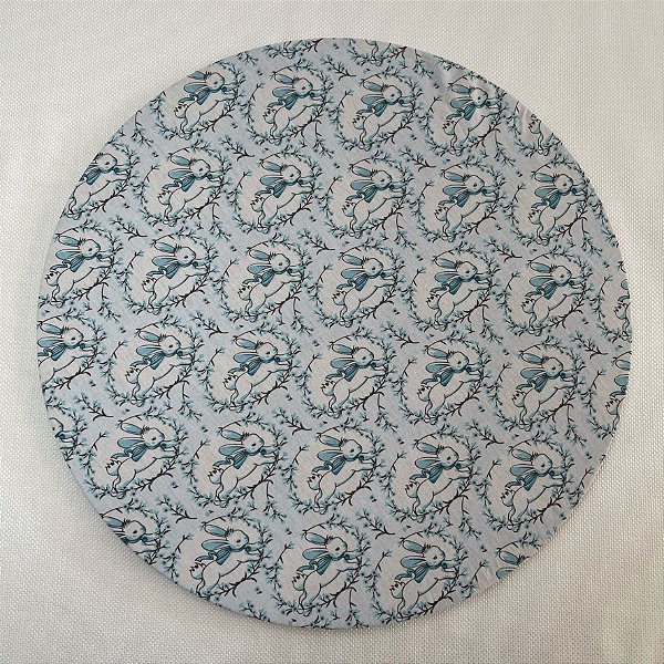 Capa para sousplat - Coelhinho Azul