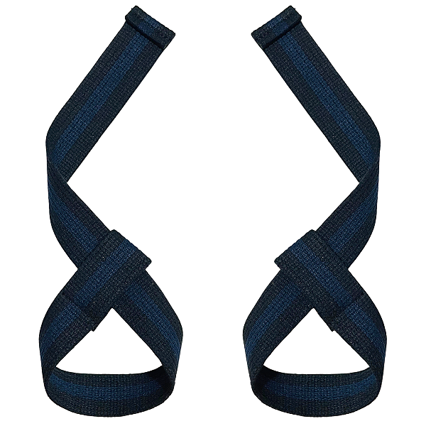 Strap Para Treino Academia - Crossfit - Strong Fist - Preto com Azul