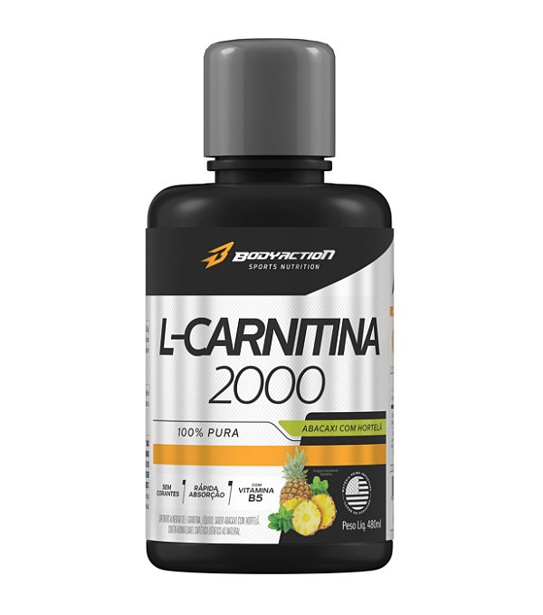 L-Carnitine Pure 2000 480ML- BodyAction