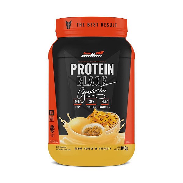 Whey Protein Black Gourmet 840g - New Millen