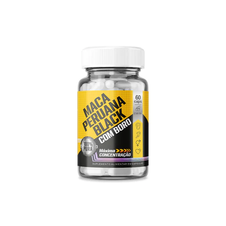 Maca Peruana Black Com Boro