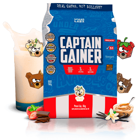 Captain Gainer 3Kg - Under Labz