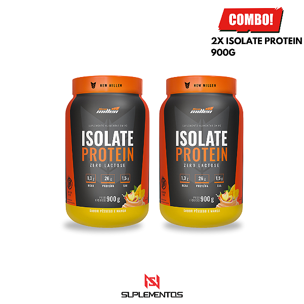 Combo 2x Isolate Protein 900g - New Millen