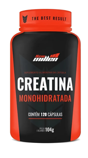 Creatina Monohydrate - 120 Cápsulas - New Millen Sabor Sem sabor