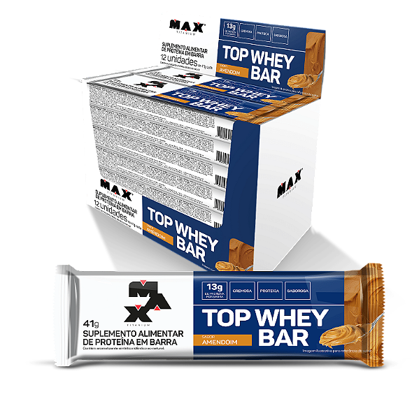 Top Whey Bar 41g - Max Titanium