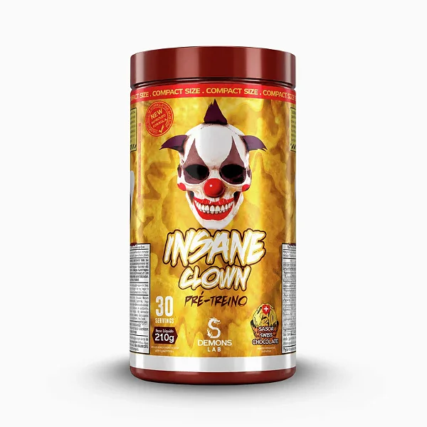 Pre Treino Insane Clown 210g Chocolate Demons Lab Chocolate