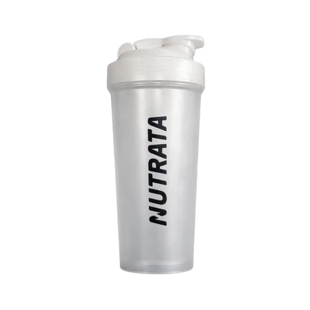 Coqueteleira Branca Perolada Nutrata 600 ml