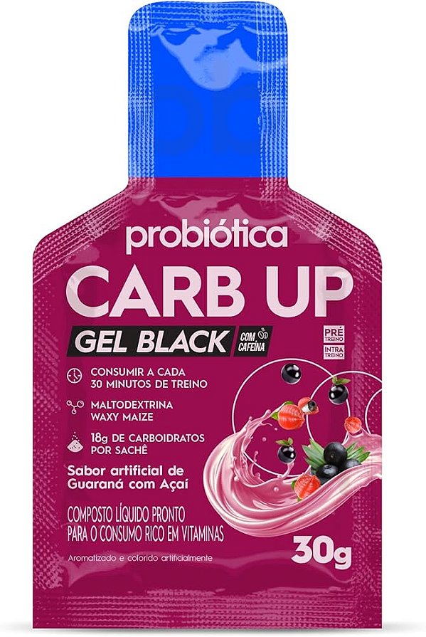 Carb Up Gel black - Probiótica