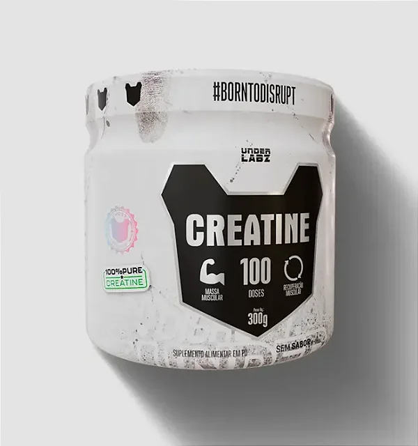 Creatina Under Labz Monohidratada 100% Pura 300g