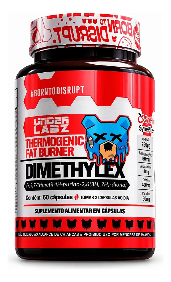 Thermogênico Under Labz Dimethylex 60 cap