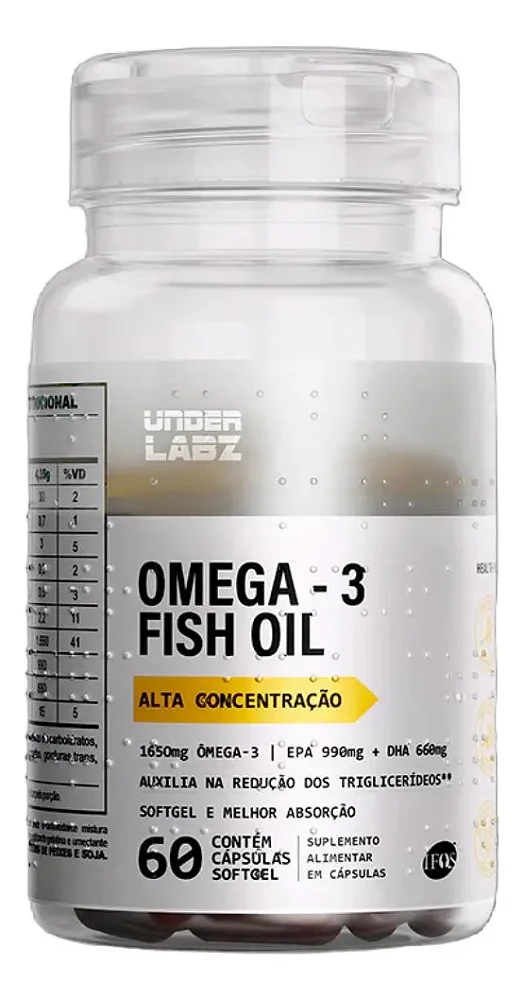 Omega 3 Fish Oil Under Labz 60 Caps