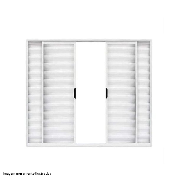 Veneziana 4 folhas Branca