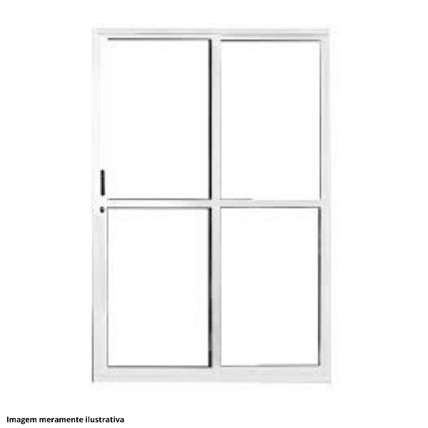 Porta Sacada 2 folhas Branca