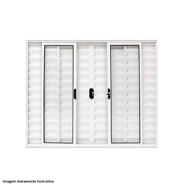 Veneziana 6 folhas Branca