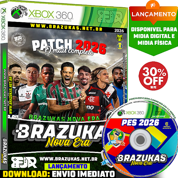 BRAZUKAS ATUALIZADO PREMIUM MAIO 2026 | MULTI NARRADORES | LANÇAMENTO | XBOX 360