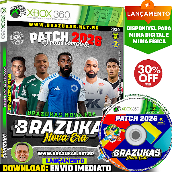 BRAZUKAS FEVEREIRO 2026 - NARRAÇÃO LUIS ROBERTO | LANÇAMENTO XBOX 360