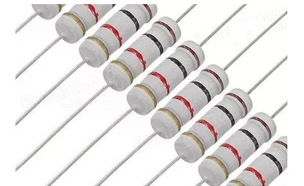 KIT 50 UNIDADES RESISTOR 2W  - 1K2 A 4M7