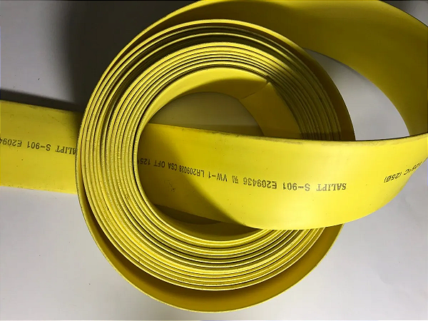 ESPAGUETE TERMORETRATIL 25MM - AMARELO, AZUL, BRANCO, INCOLOR, PRETO, VERDE, VERMELHO