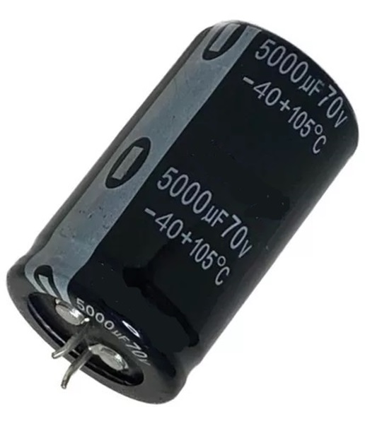 CAPACITOR ELETROLÍTICO 105° 5000UF X 70V