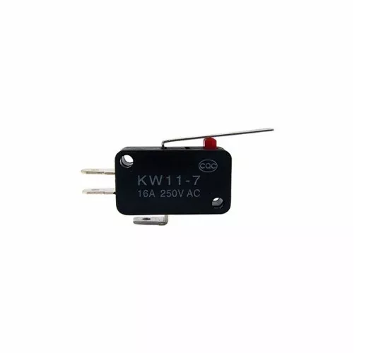 CHAVE MICRO SWITCH 16A SEM ROLDANA COM HASTE 29MM 3 TERMINAIS NORMALMENTE ABERTA NORMALMENTE FECHADA  (NA/NF NO/NC)