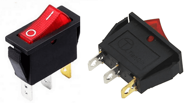 CHAVE GANGORRA ON/OFF KCD3-102N 3 TERMINAIS