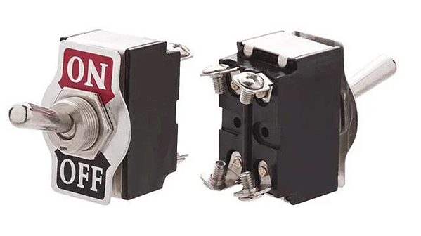 CHAVE ALAVANCA ON/OFF 4 TERMINAIS 10A 125V 6A 250V