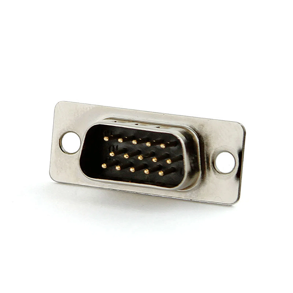CONECTOR BD15 VGA MACHO SOLDA FIO