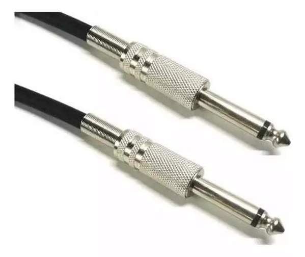 CABO GUITARRA AUDIO P10 MONO X P10 MONO 5 METROS