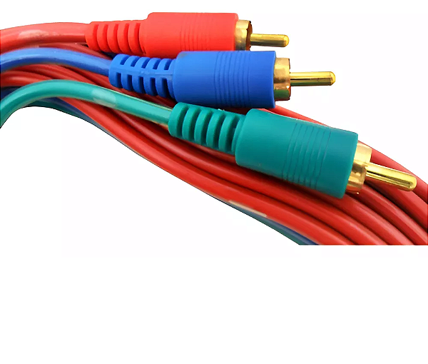 CABO VIDEO COMPONENTE 3RCA X 3RCA 5MTS