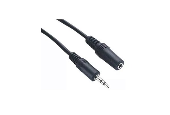 CABO EXTENSÃO P2 MACHO X FÊMEA - 5 METROS