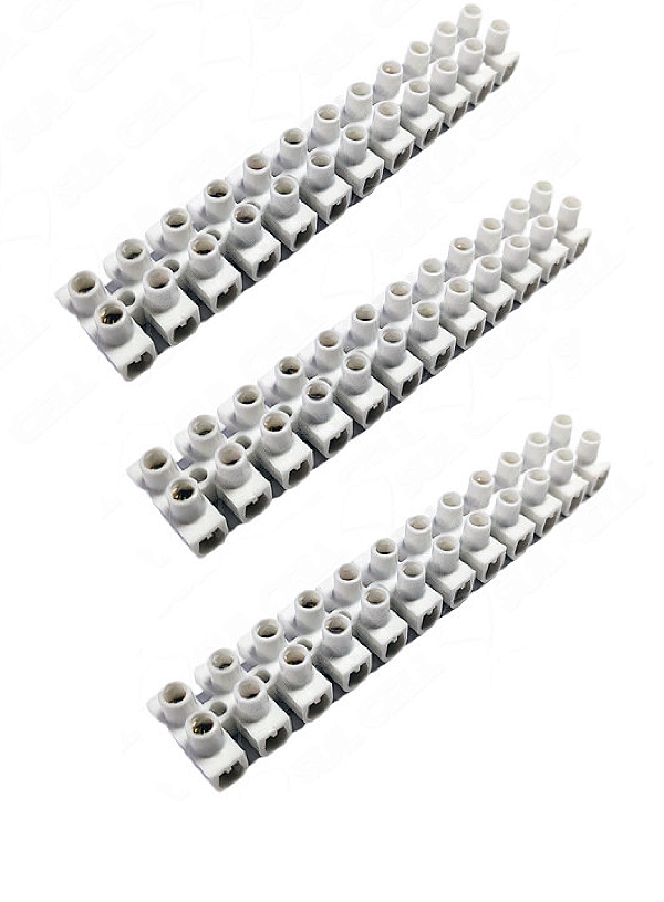 CONECTOR EM BARRA TIPO SINDAL 10MM BRANCO CTB11010
