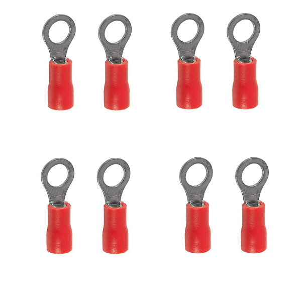 TERMINAL PRÉ-ISOLADO TIPO ANEL OLHAL 0,5-1,5MM² 4,3MM TPA10104