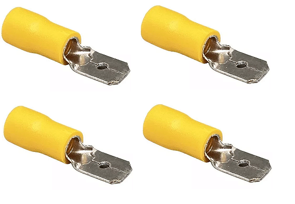 TERMINAL PRÉ-ISOLADO TIPO MACHO 4,0-6,0MM² 25MM TPM10625
