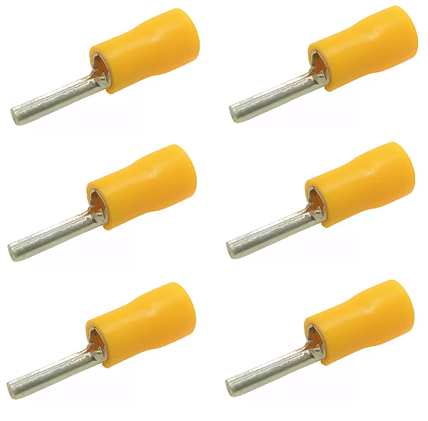 TERMINAL PRÉ-ISOLADO TIPO PINO 4,0-6,0MM² 25MM TPP10625