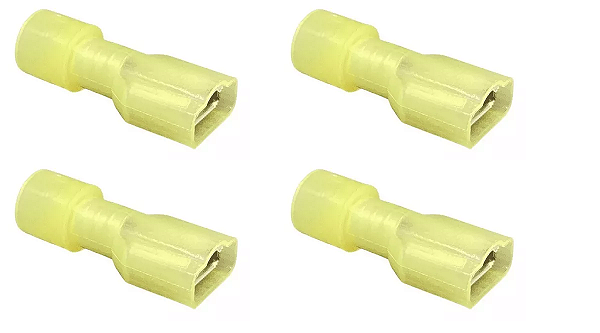 TERMINAL TOTALMENTE ISOLADO FEMEA 4,0-6,0MM² 24MM TTF10624