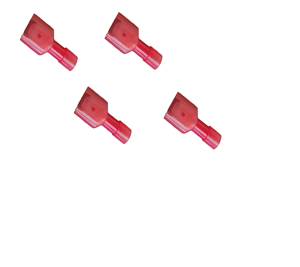 TERMINAL TOTALMENTE ISOLADO MACHO 0,5-1,5MM² 23MM TTM10123